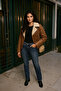 Women's Mid-Waist Jean Pants Navy Blue Slim Fit Narrow Leg - 2