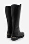 Women's Half Zipper Casual Boots Gilaze Black - 6