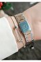 Rose Gold/metallic Women's Wristwatch + Bracelet Set - 3