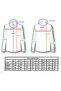 DECORATED 70% COTTON GIRL'S WHITE SHIRT WITH PEARLS / 23 APRIL SCHOOL SHIRT 329 - 8