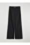 Lcw Vision Black Slim Fit Wide Leg Women's Trousers - 5