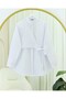 Side Tie Buttoned Tunic -White - 2