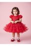 POINTED GIRL'S DRESS WITH FLUFFY SKIRT - 3