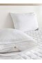White 100% Pure Wool Pillow 50X70 cm Hypoallergenic with Extra Cover - 4