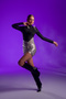 Black/Silver Color Block Mini Dress - 3