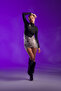 Black/Silver Color Block Mini Dress - 5