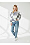 Women's Cool Oversized Mold Crew Neck Thick Basic Three Thread Inner Sweatshirt with Fleece-Lined Grids
