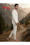 Hasyün - Men's 75% Wool Sweat-Absorbent Non-Irritating Underwear Long Sleeve Top and Bottom Set - 2