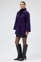 3101A Front Tie Long Sleeve Jacket Purple - 3