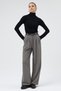 Gray Palazzo Stretch Fabric Women's Trousers 5009 - 2