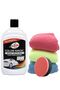 Colored White Polish Shine Restorer Cleaner 500 ml 3 Pieces Microfiber Cloth Polish Sponge