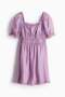 Smock-detail dress
