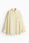 Oversized silk-blend shirt