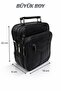 Genuine Leather Messenger Bag Hand and Shoulder Bag-Large - 3