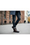 Gr0248 Genuine Leather Inner Fur Miflon Non-Slip Sole Laceless Zippered Easy Wear Boots