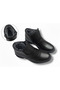 Gr0247 Genuine Leather Inner Fur Miflon Anti-Slip Sole Laceless Zippered Easy Wear Boots - 3