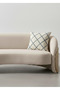 Buldan İşi Linear Patterned Punch Detailed Throw Pillow Cover 42X42 cm - 7
