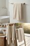 6-Piece Plain Beige Hand Towels - 50X90 Cm, 225 Gr, 100% Cotton, Spa and Hotel Towels - 2