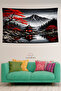 اليابانية حديقة المناظر الطبيعية قماش مزخرف جداري Tapestry - 2