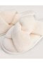 Women's Cross Detailed House Slippers - Çupi̇ - 2