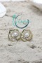 Ocean Zircon Stone Flower Model Pearl Detail Women's Earrings – Elegant & Sparkling Design - 4