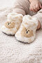 Winter Booties, Teddy Bear Plush Boots, Comfortable and Non-Slip Sole with Fleece Bear Pattern, for Babies and Children