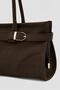 Enyola Vintage Suede Bag Brown - 5