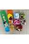 COLORFUL 7-PIECE SET COMIC FILM HEROES PATTERNED COTTON SOCKS - 6
