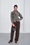 Dimple Retro Handbag and Crossbody Bag Brown - 6