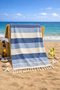 100% Natural Cotton Colorloop Peshtemal Bath Towel Turkish Towel Bathhouse Beach Towel - 3