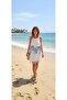 Sea Creatures Tied Strappy Pestemal Dress