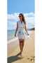 Luxury Print Afro Peshtemal Beach Bathrobe Dress