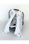 %100 Cotton Multipurpose Single-Layer Muslin Stroller Cover & Cushion - 3