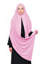 Ready Practical Snap-on Luxury Organic Plain Combed Shawl Cross-lined Light Pink - 2