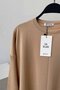Mira Mercerized Hijab Set - Milk Coffee - 6