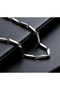 Steel Silver Hybrid Model Sun Patterned Men's Necklace 60 cm - 2