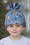 Figured Boys' Combed Cotton Hat