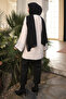 Powder Patterned Angora Soft Knit Cardigan - 4