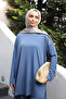 Indigo Pleated Sandy Tunic Trousers Set - 3