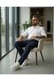 Men's Baggy Fit Pleated Fabric Trousers - 3