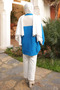 Blue V-Neck Buttoned Knitwear Cardigan - 4