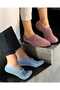 Practical Dowry Shoes, Soft, Plush Women's Booties, (4 Pieces) Black, Brown, Mustard, Blue, Size 35/39 Compatible - 3