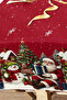 Christmas Tablecloth New Year's Eve- 5D Digital Design Special Weaving Merry Christmas Red - 4