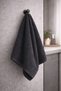 Dark Anthracite Sports Fitness Towel Stain Resistant Hairdresser Barber Towel 50X90 cm - 3