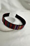 Kilim Patterned Textured Colorful Crown