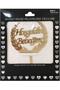 Welcome Baby Plexi Cake Ornament Gold - 3