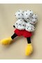 Plush Fluffy Floral Satin Rubber Buckle