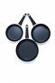 Diamente Exclusive 3-Piece Pan Set 24-26-30 cm Black - 3