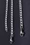 Gourmet men's steel chain necklace thin 4 mm gift for man eck06 - 4