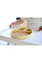 - Silicone Portions Plate - Yellow - 8